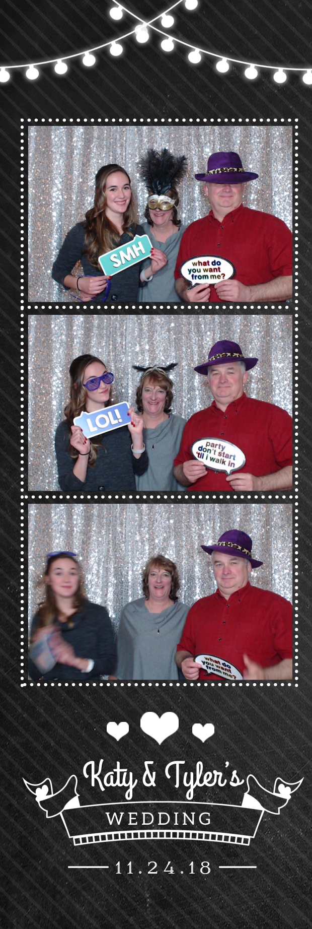 Katy and Tyler's wedding  | View more photos from the event at gallery.photoboothbillings.com/u/PhotoBoothBillings/Katy-and-Tylers-wedding